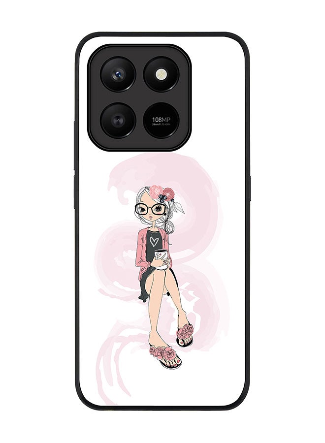 For Honor X7d 4G / X7d 5G / 400 Smart Case,Slim fit Camera Protection, Shockproof Thin Phone cover  - Nerdy Cute